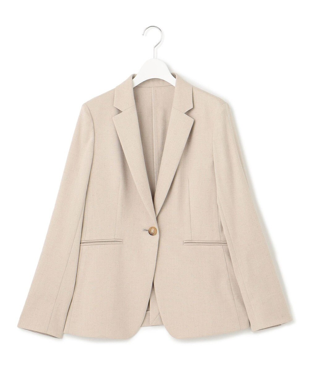 23区 S 【セットアップ対応/防シワ性/洗える】アイアスマットストレッチ テーラード ジャケット 