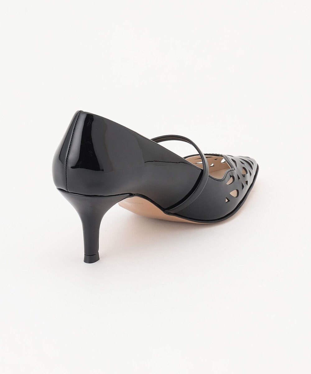 GRACE CONTINENTAL カットワークローパンプス 