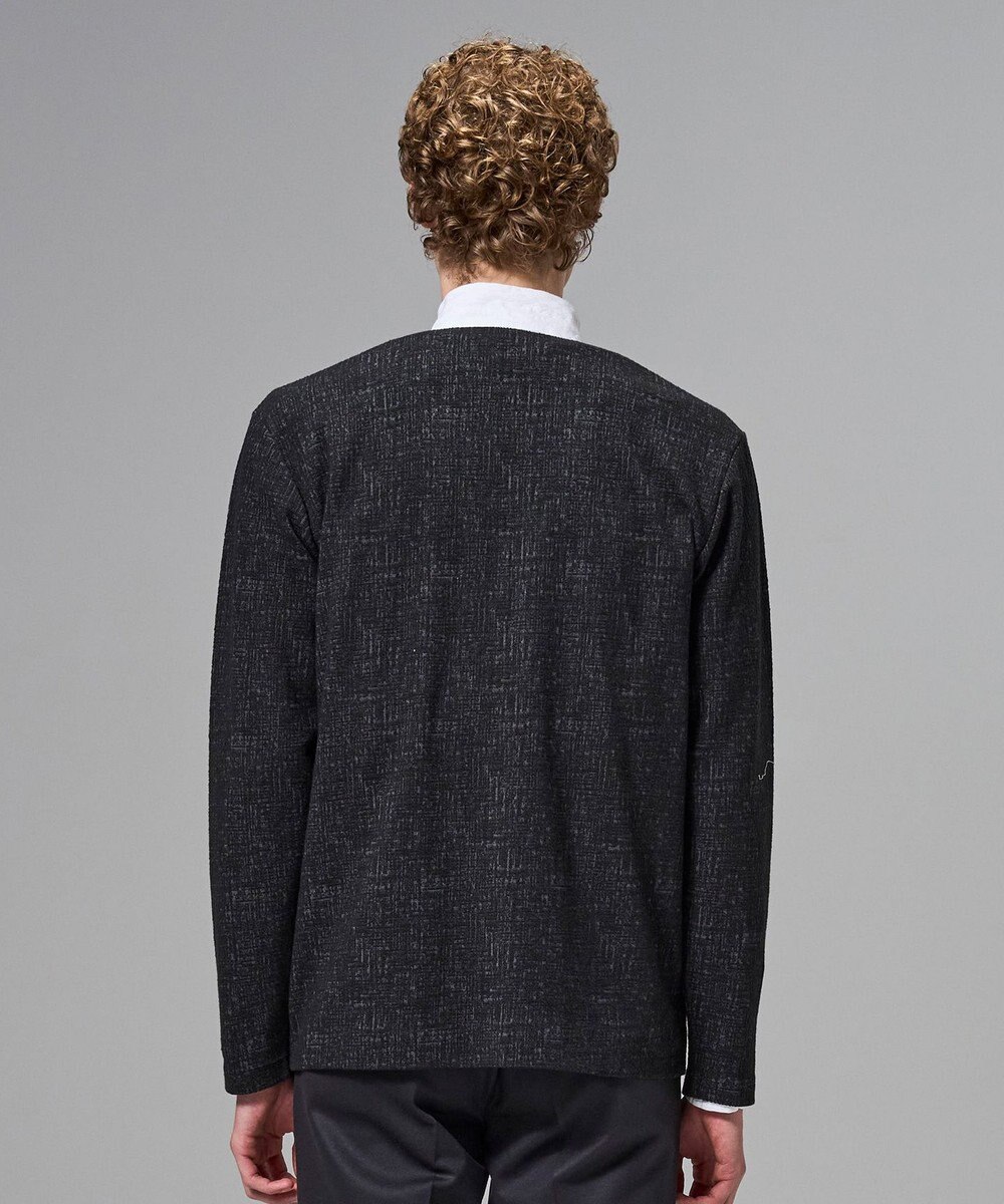 JOSEPH HOMME 【イージーケア】パフィーチェックジャージー　カーディガン 