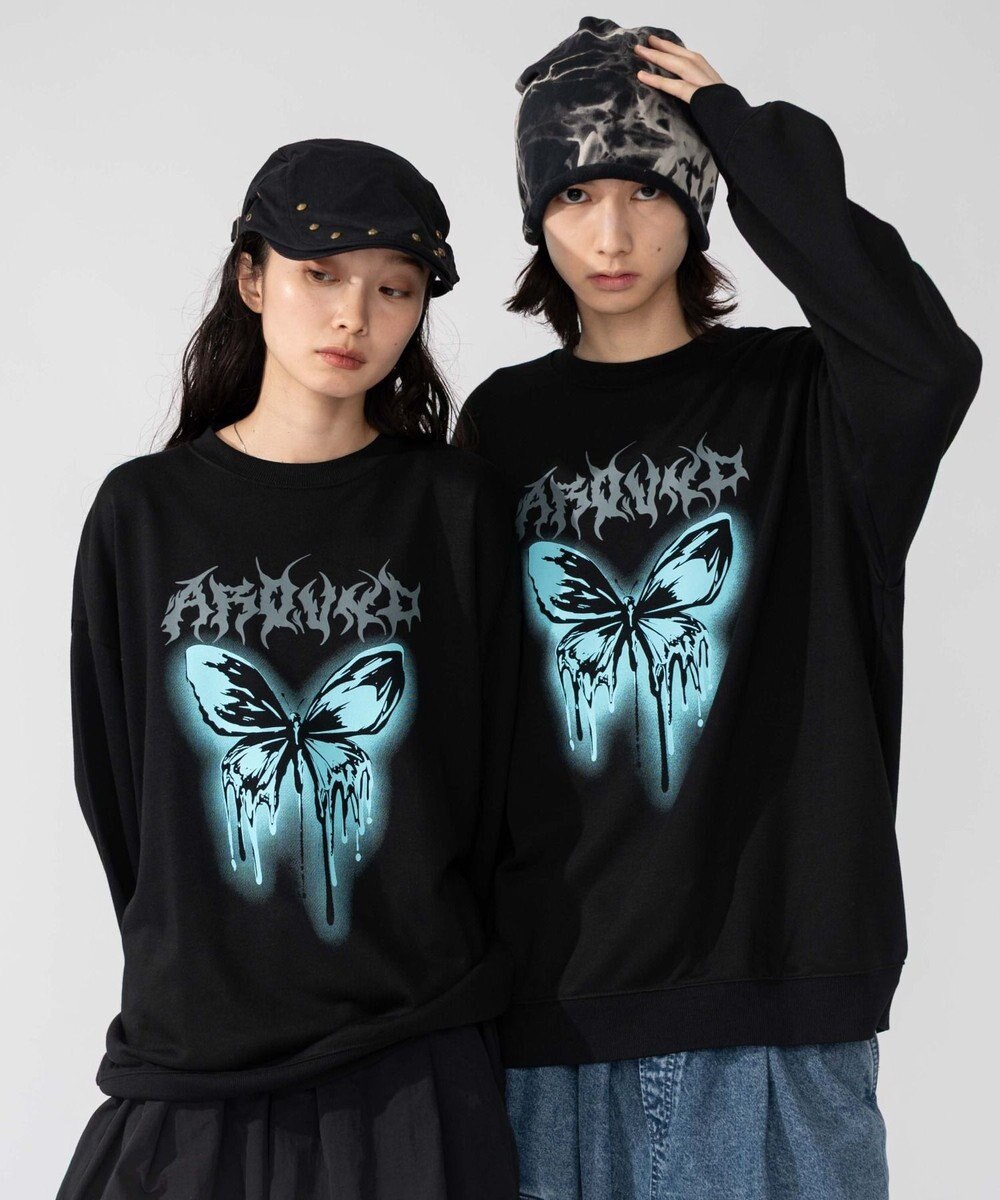 WEGO 【2025年秋冬新作/SMLXLサイズ展開/ユニセックス着用ITEM】アソートグラフィックプルオーバー 