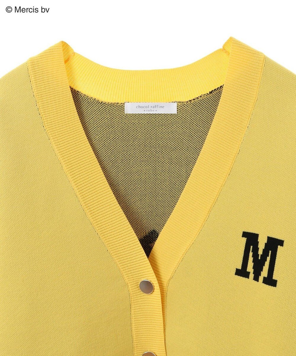 Green Parks Ｍｉｆｆｙ／フェイスジャガードニットカーディガン 