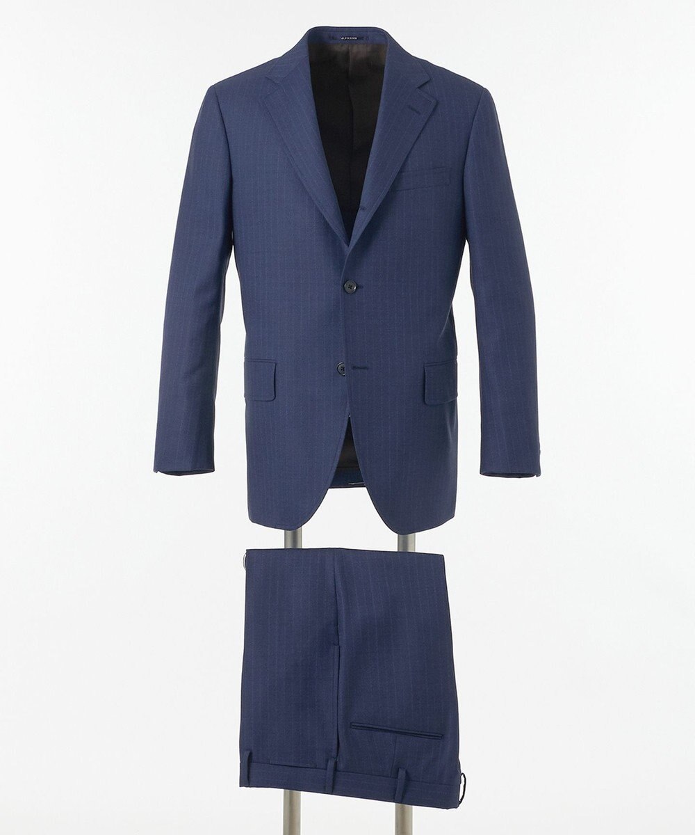 J.PRESS MEN 【WEB・一部店舗限定】ブルーシェードストライプ スーツ 