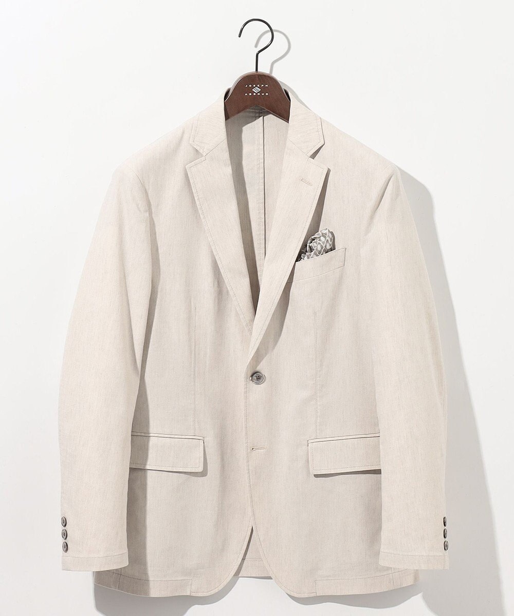 JOSEPH ABBOUD 【清涼/ストレッチ】ストレッチリネンシャンブレー ジャケット 