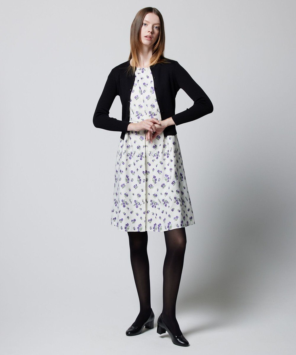 TOCCA 【洗える】SILK RIB CARDIGAN カーディガン 