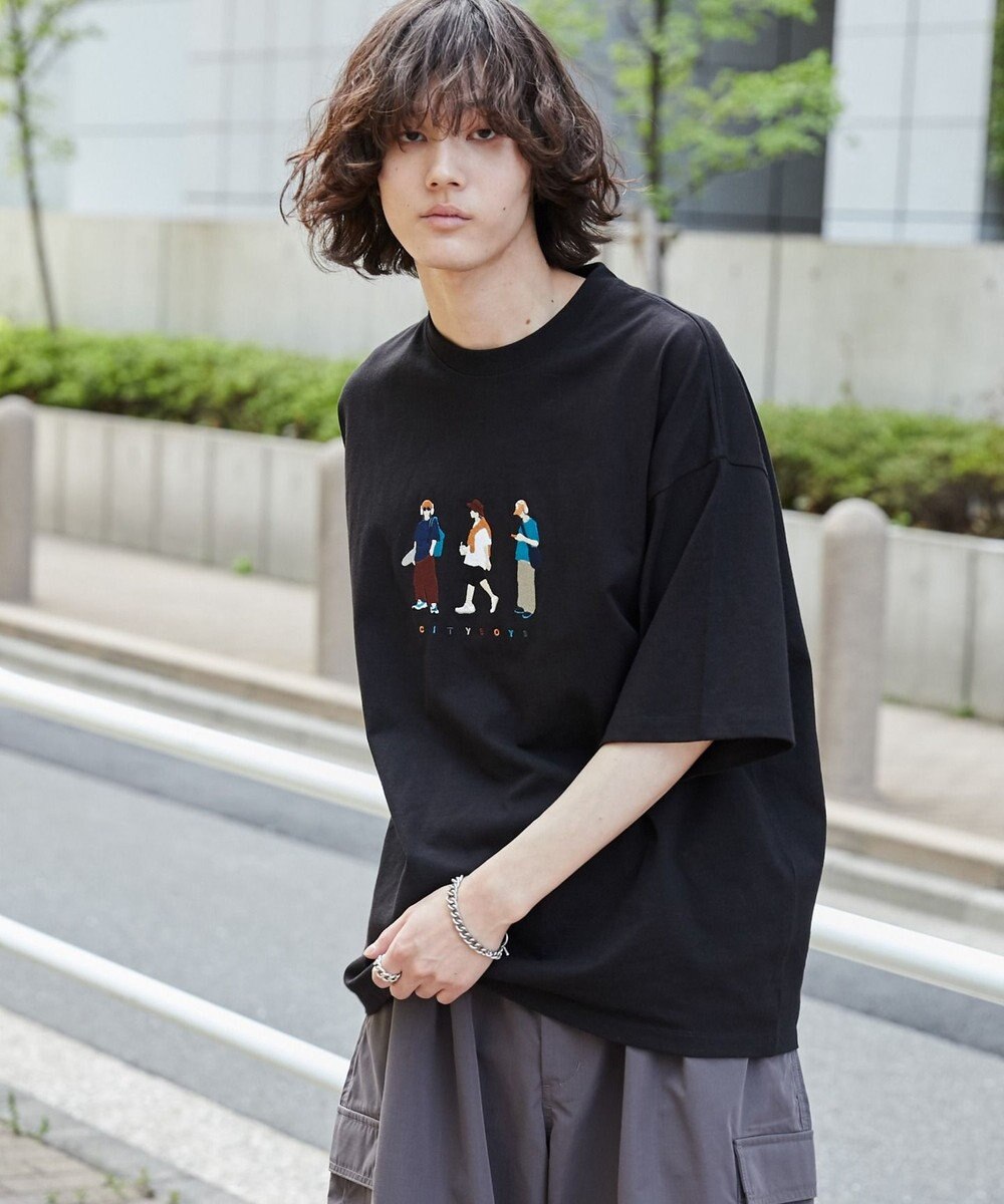 WEGO 【ユニセックス着用ITEM/綿100%/MLサイズ展開】CITY　BOYS　T（S） 