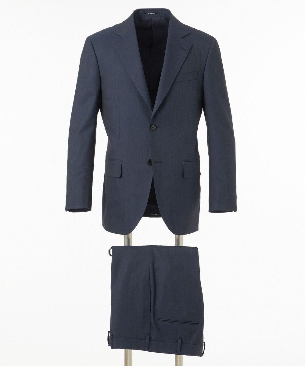 J.PRESS MEN 【ESSENTIAL CLOTHING】インディゴルック マイクロヘリンボーン スーツ 