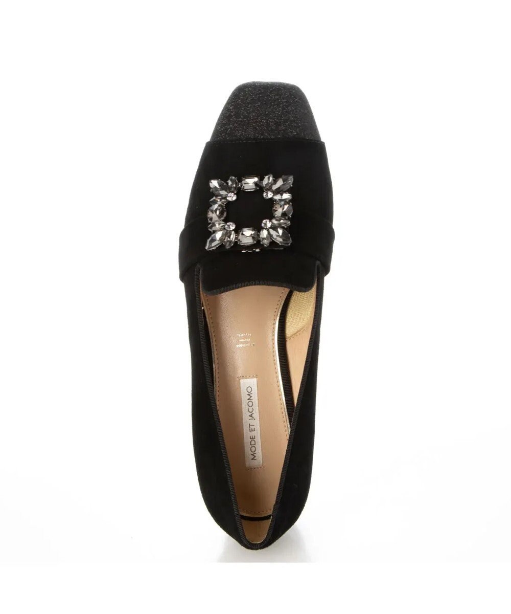 MODE ET JACOMO <MODE ET JACOMO>ビジューバックル付きオペラシューズ 