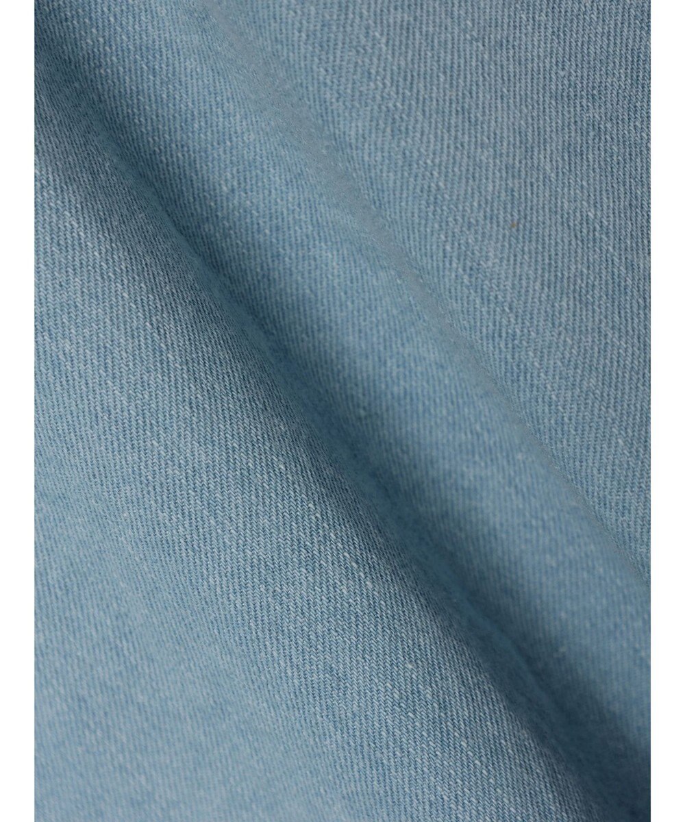 CRAFT STANDARD BOUTIQUE デニムパール釦サークルブラウス 