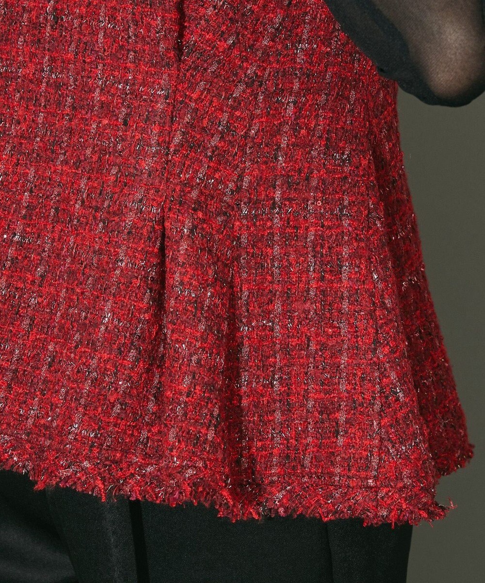 Green Parks ツイードペプラムベスト 