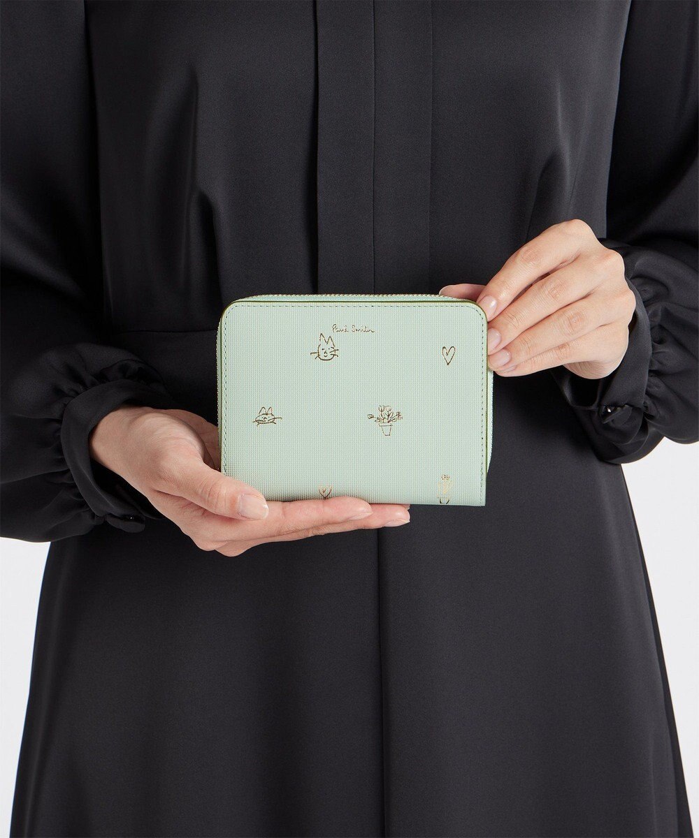 Paul Smith ミックスドゥードゥル 2つ折り財布 