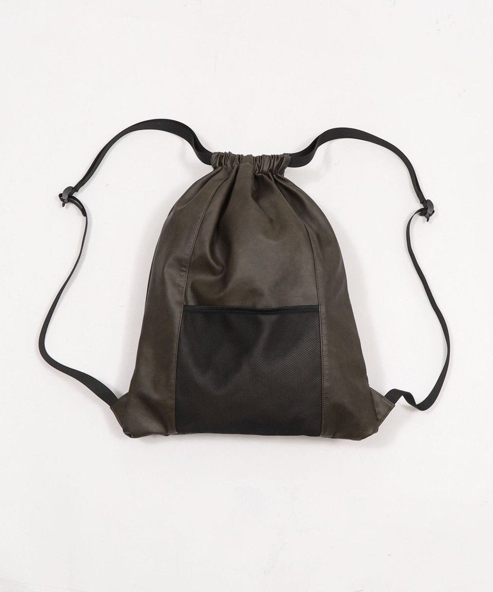 WEGO PUポケットデザインナップサック 