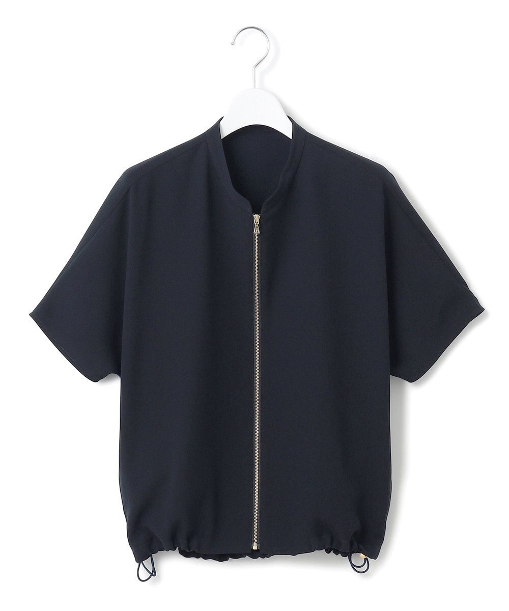 23区 S 【一部店舗限定/吸水速乾/UVカット/接触冷感】ストレッチジョーゼット フレンチスリーブ ブルゾン 