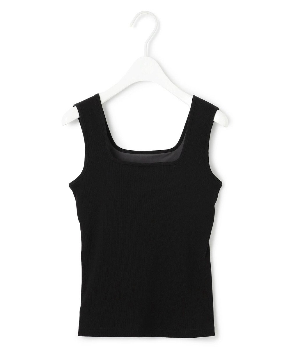 ICB 【洗える】【OUR WACOAL コラボ】カップイン スクエアネック タンクトップ 