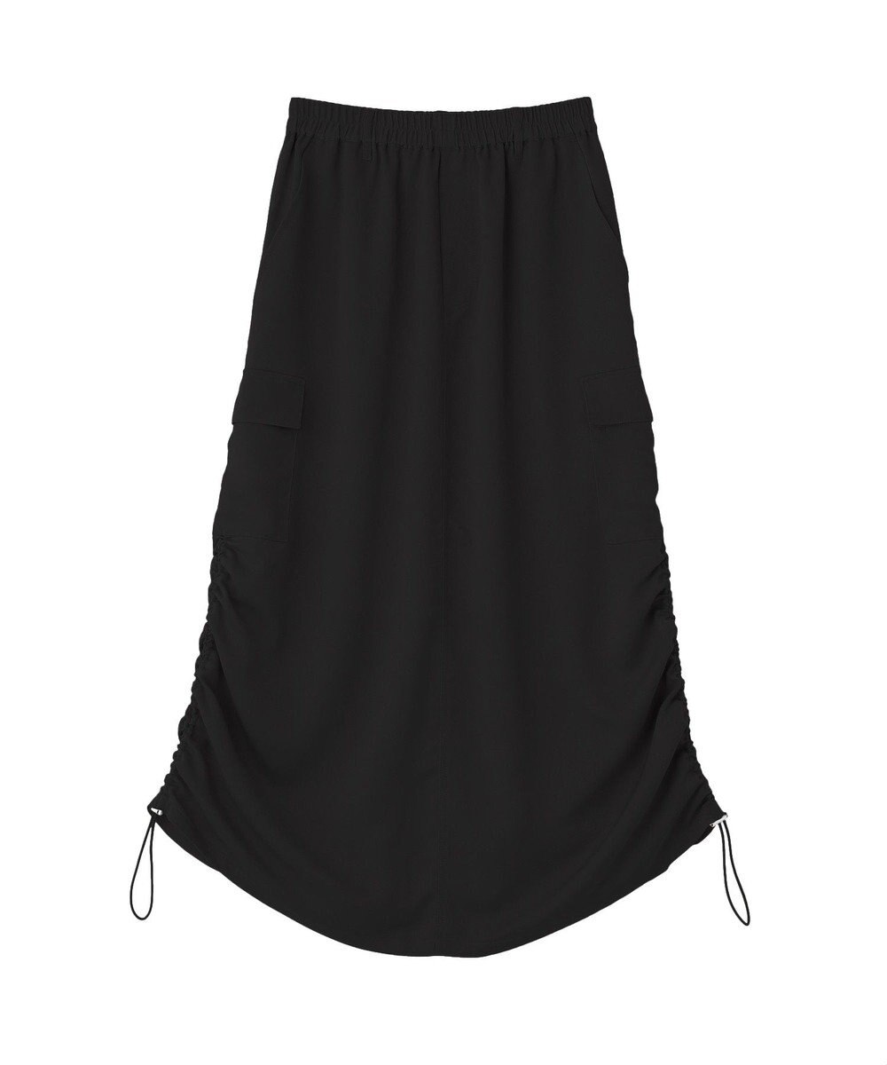 Green Parks サテンカーゴスカート 
