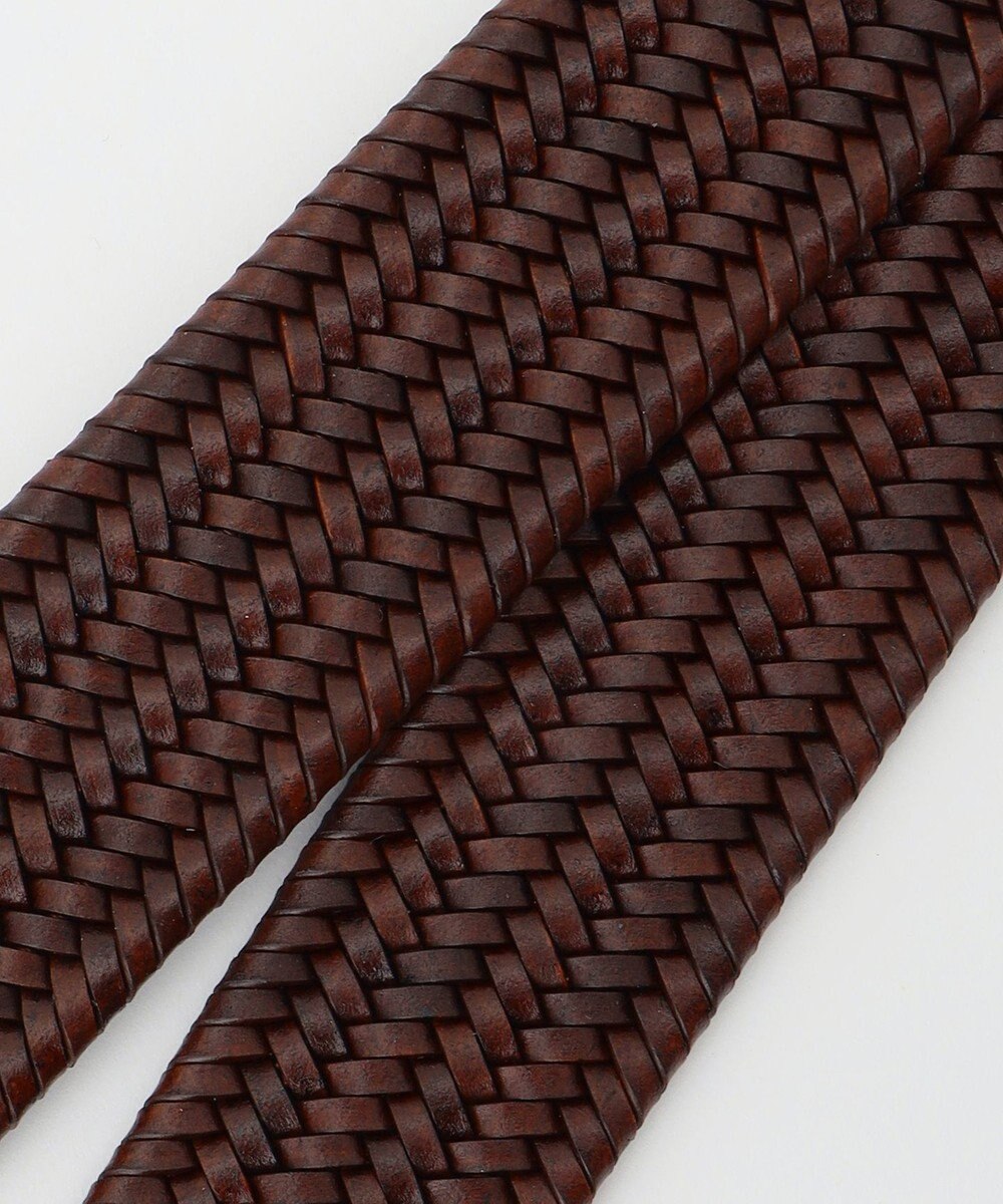 JOSEPH ABBOUD 【キングサイズ・イタリア素材・ストレッチ・日本製】 ストレッチレザー ベルト 