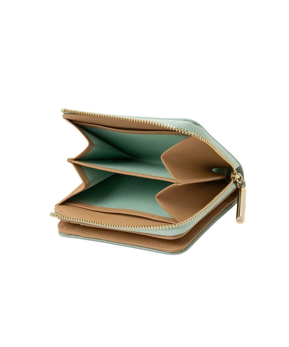 LANVIN en Bleu リュクサンブールハート 二つ折りLファスナー財布 