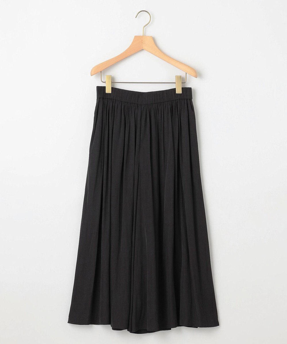 組曲 L 【WEB限定カラーあり】ギャザーライトデシン パンツ 