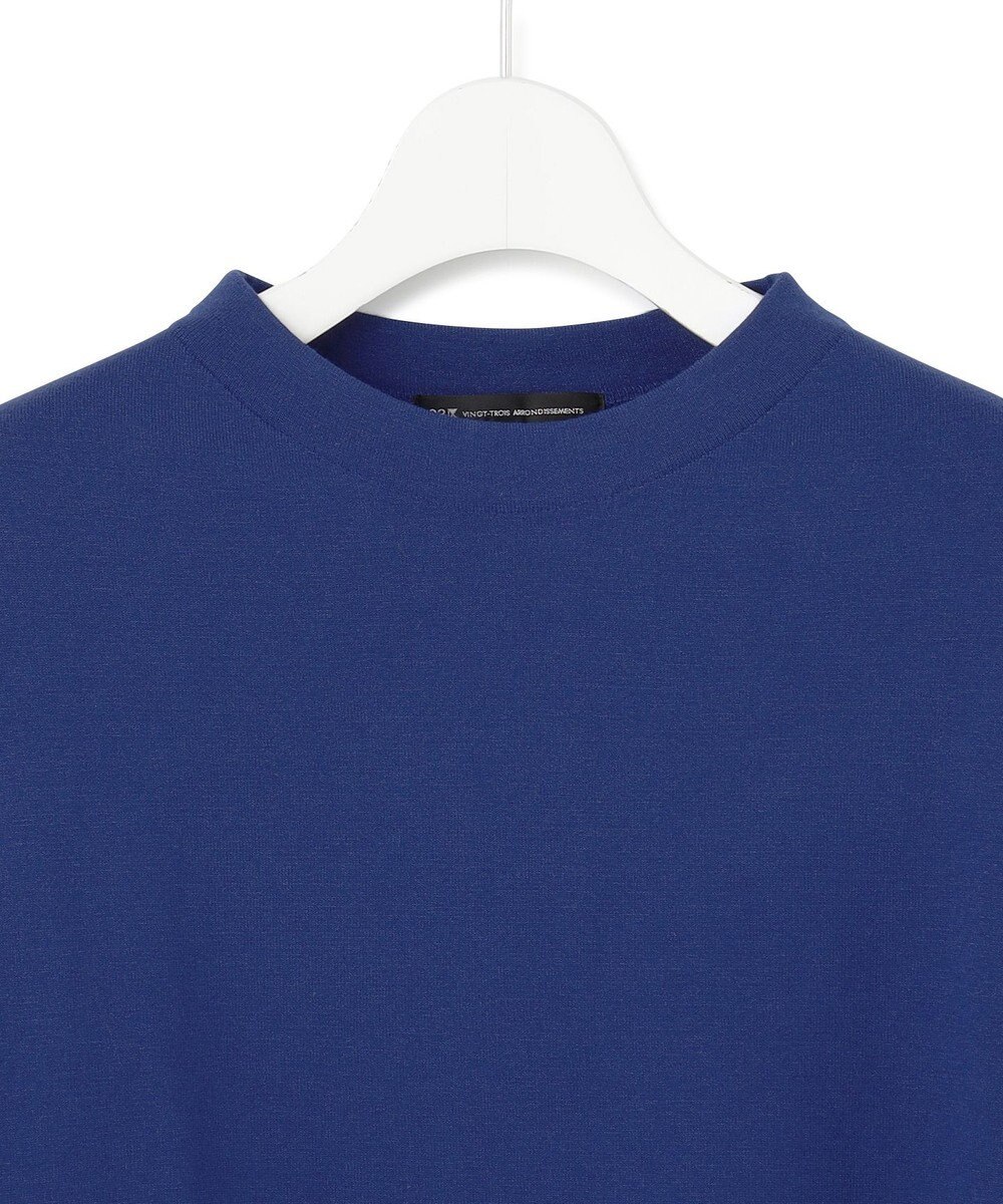 23区 S 【洗える】ヴィスコースストレッチ 半袖 ニット 