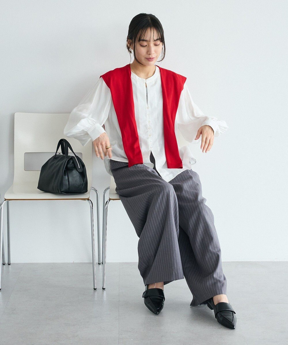 CRAFT STANDARD BOUTIQUE インド製 ボリュームスリーブブラウス 