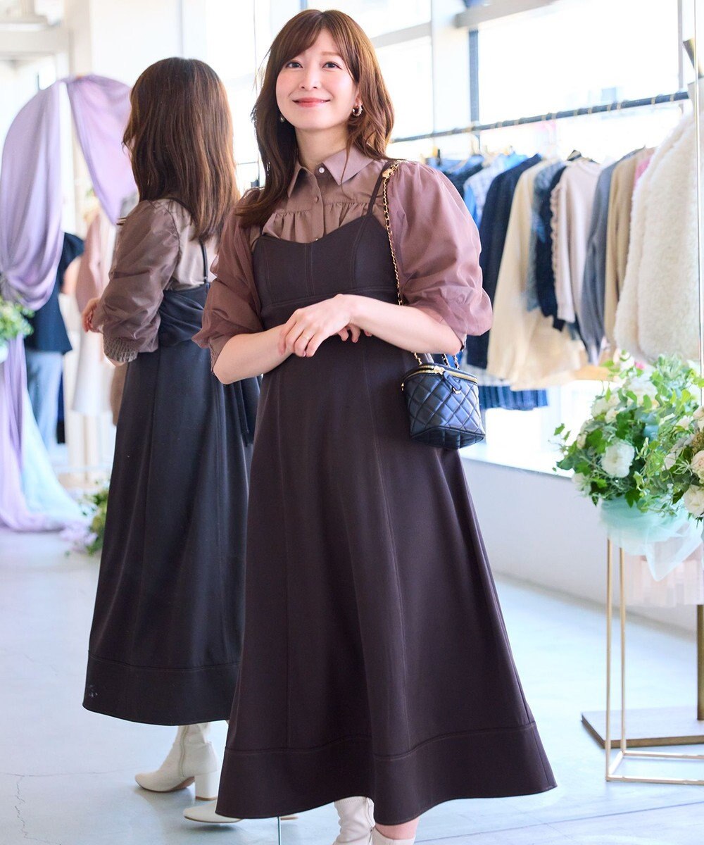 Feroux 【大好評につき追加生産決定！】袖チュールブラウス 