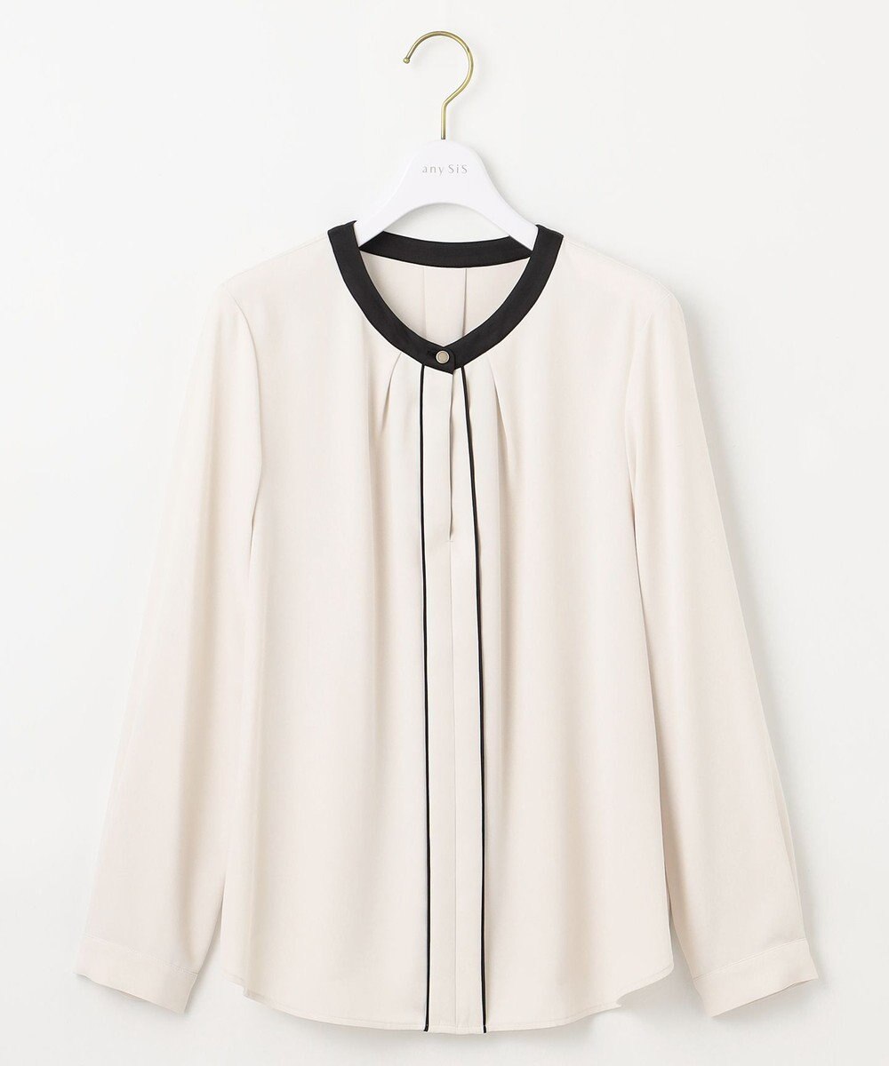 ANY SIS S 【洗える】フロントタック ブラウス 