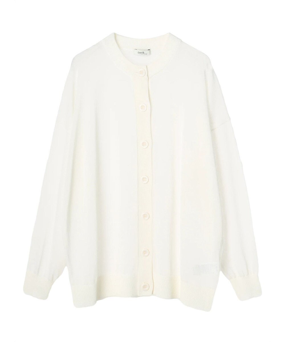 earth music&ecology シアーニットカーディガン 