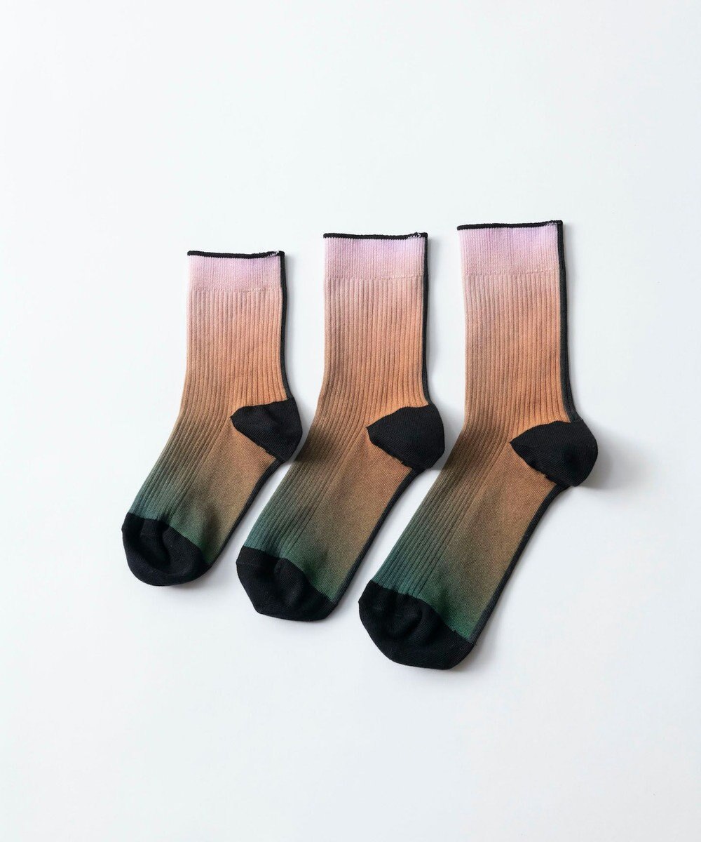 TRICOTE GRADATION LINK SOCKS／グラデーションリンクソックス 