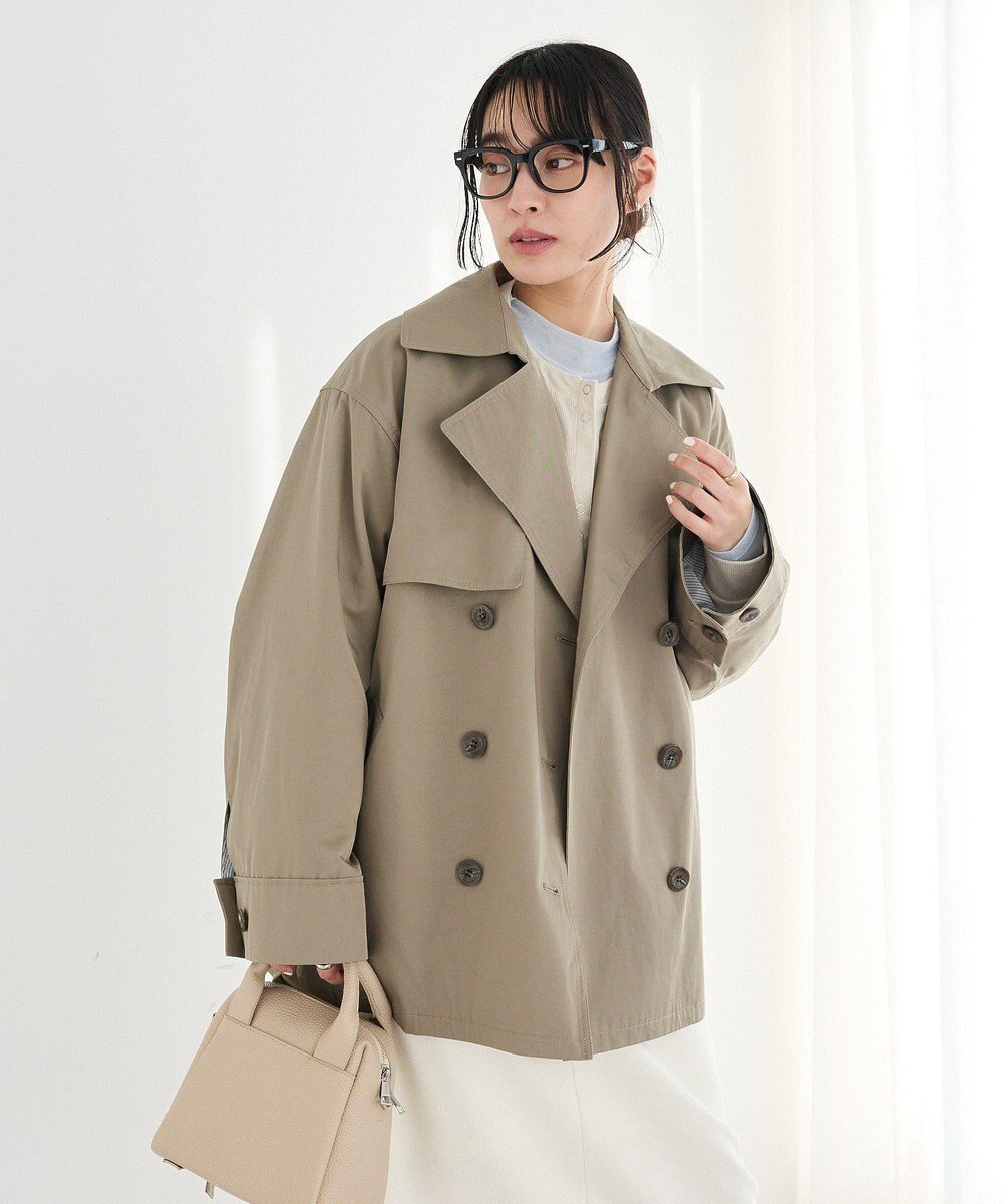 CRAFT STANDARD BOUTIQUE ワイドカフスミディトレンチコート 