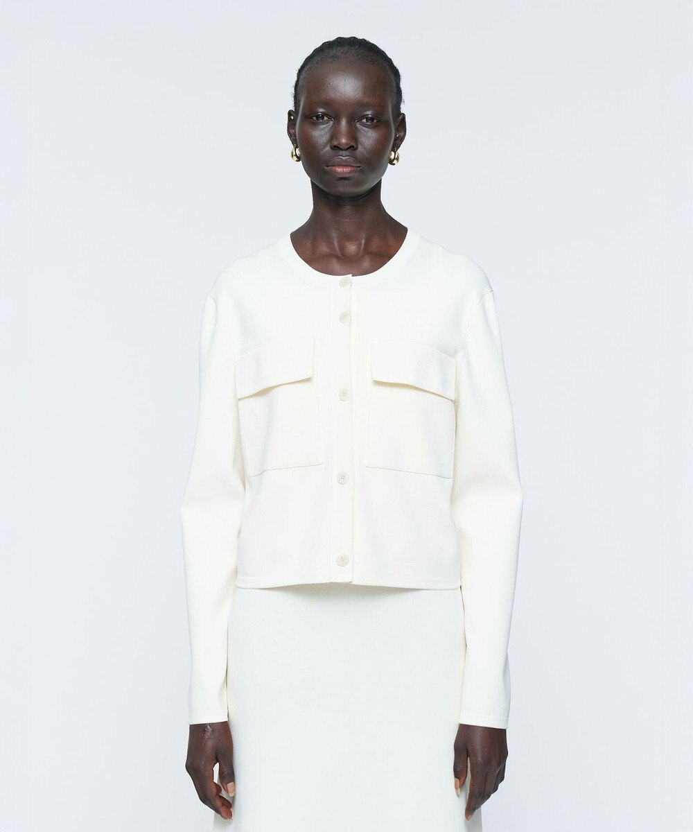 JOSEPH フルニードルビスコース　ニットジャケット 