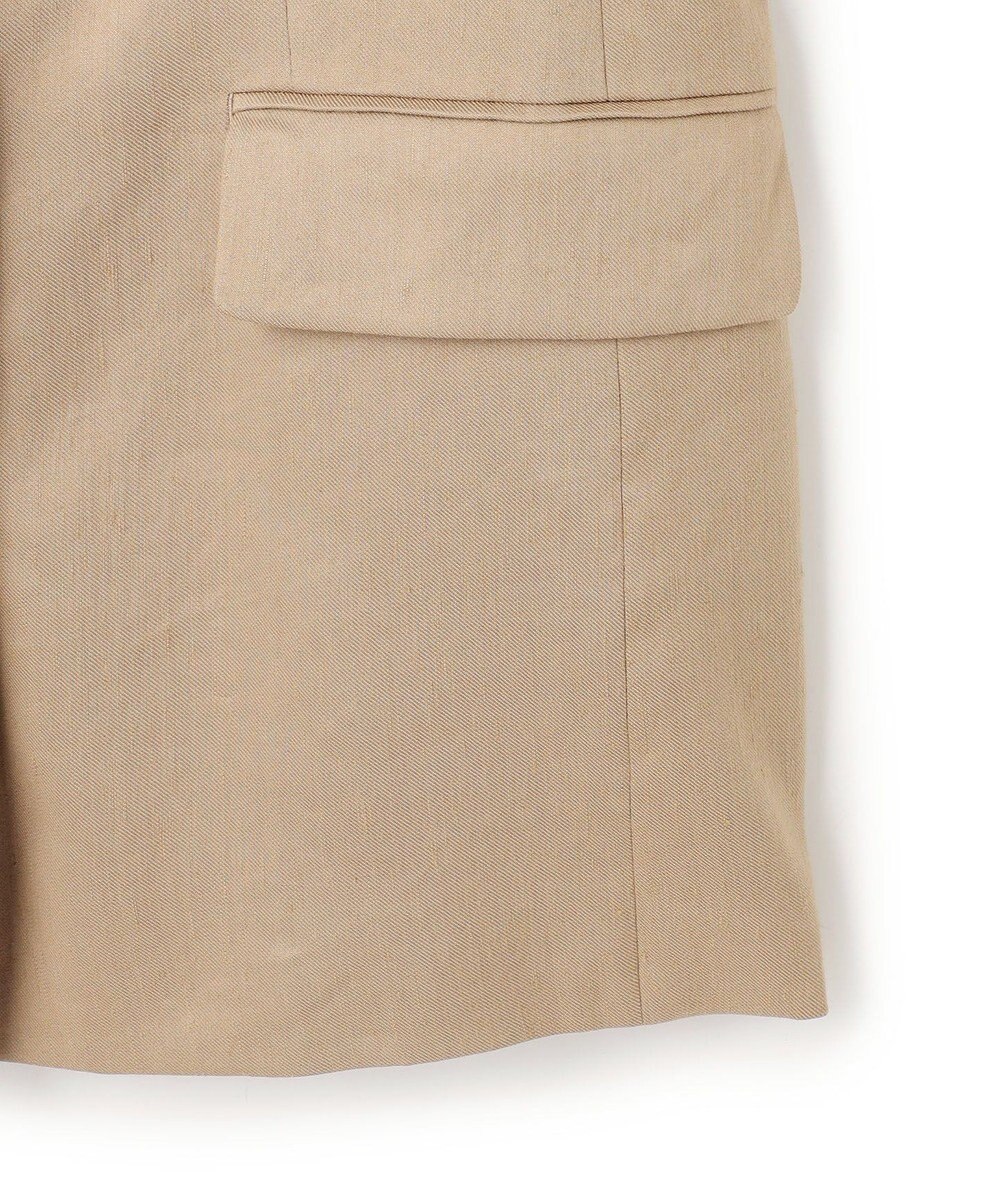 BEIGE， MICA / リネンブレンドテーラードジャケット 