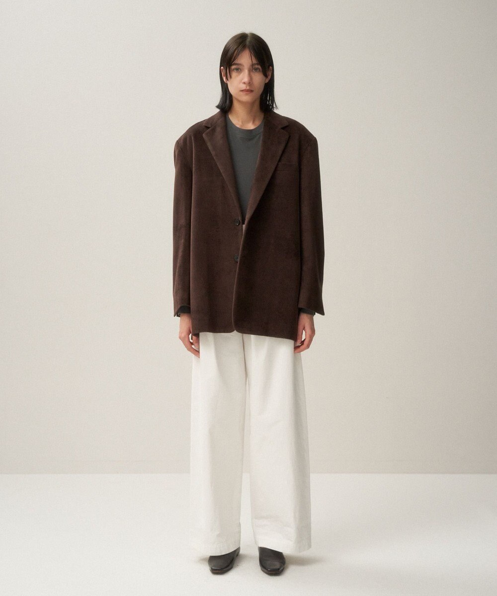 ATON NIDOM COTTON | タックワイドパンツ 