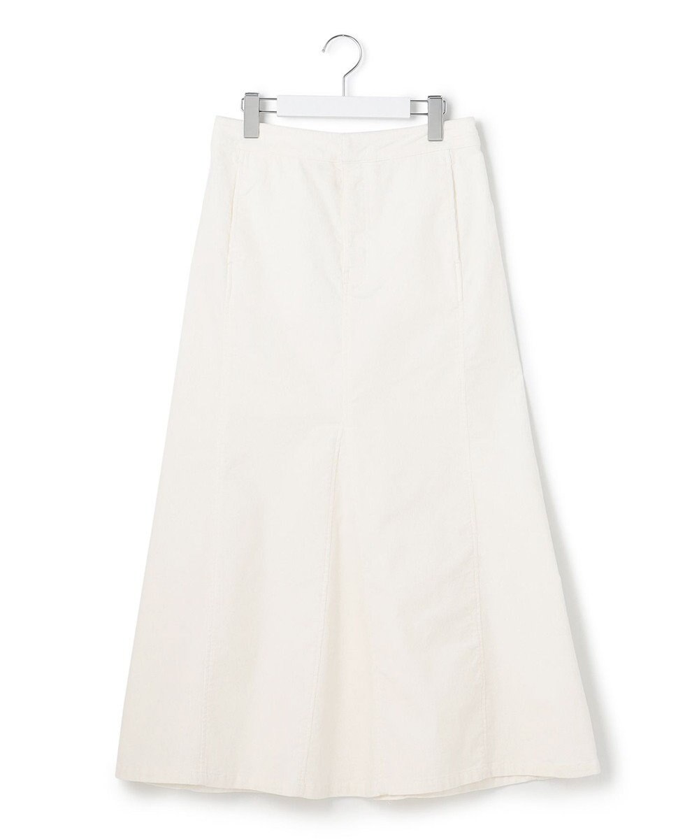 23区 【SLOW】ストレッチ コーデュロイ ゴアード スカート 