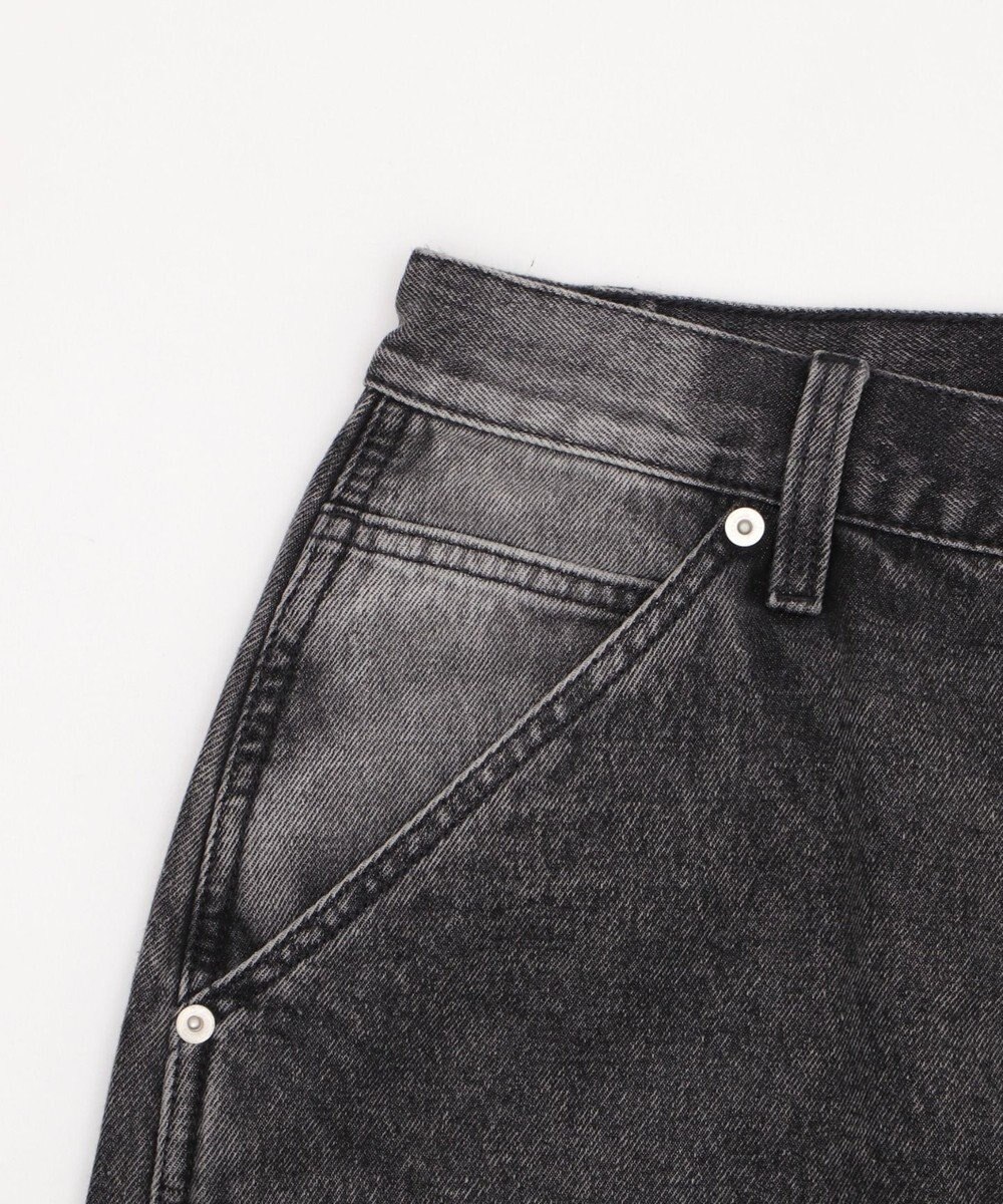 WEGO ダブルニーダメージデニムショーツ 