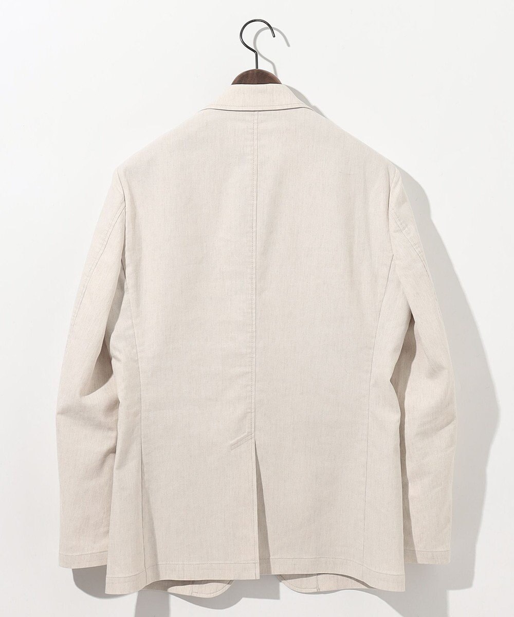 JOSEPH ABBOUD 【キングサイズ・清涼/ストレッチ】ストレッチリネンシャンブレー ジャケット 