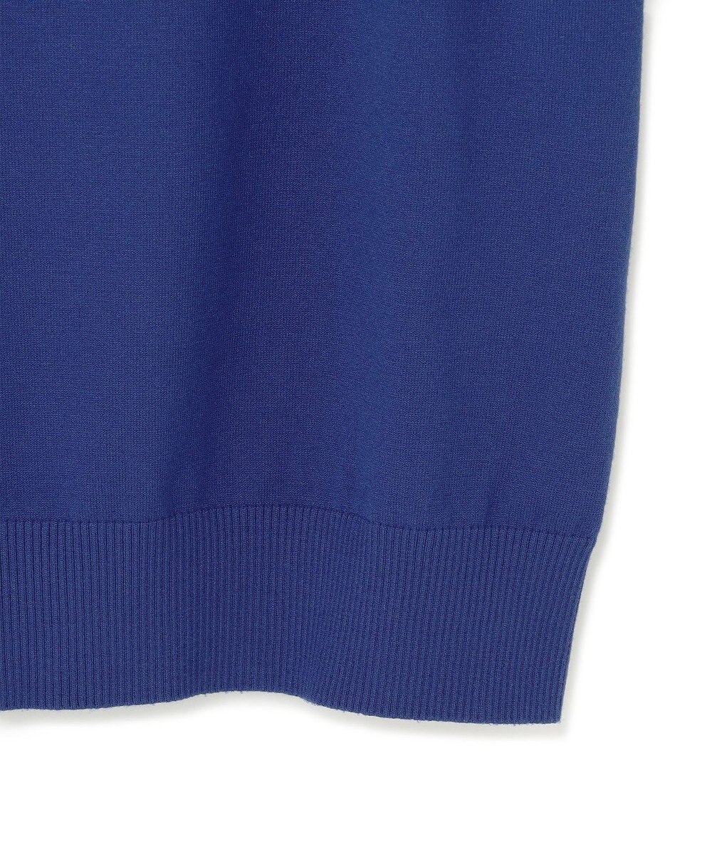 23区 L 【洗える】ヴィスコースストレッチ 半袖 ニット 