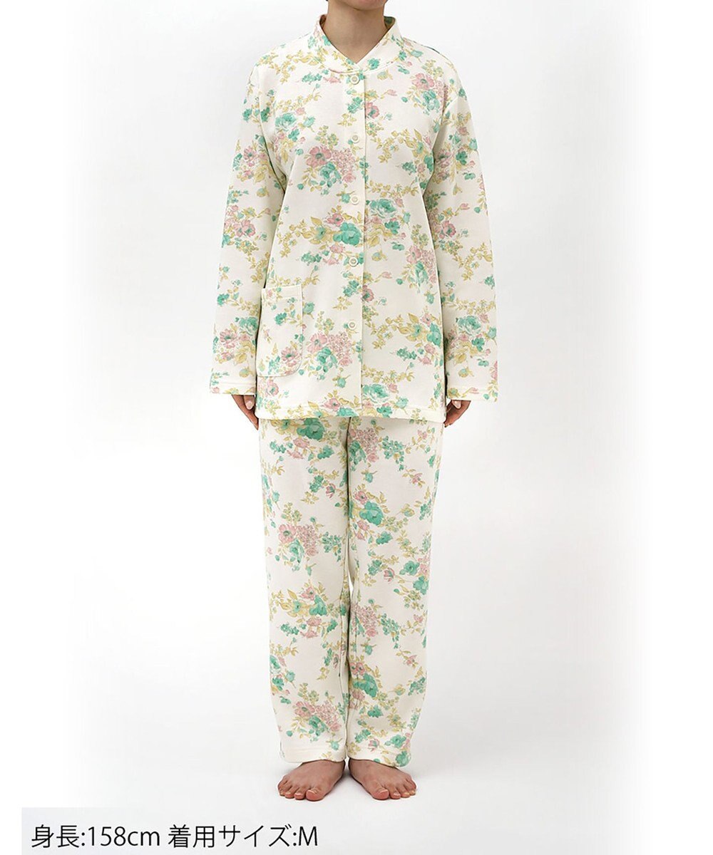 Wing パジャマ 綿100%(本体肌側) あったか 冬 長袖 長ズボン レディース EP6019 ウイング／ワコール 