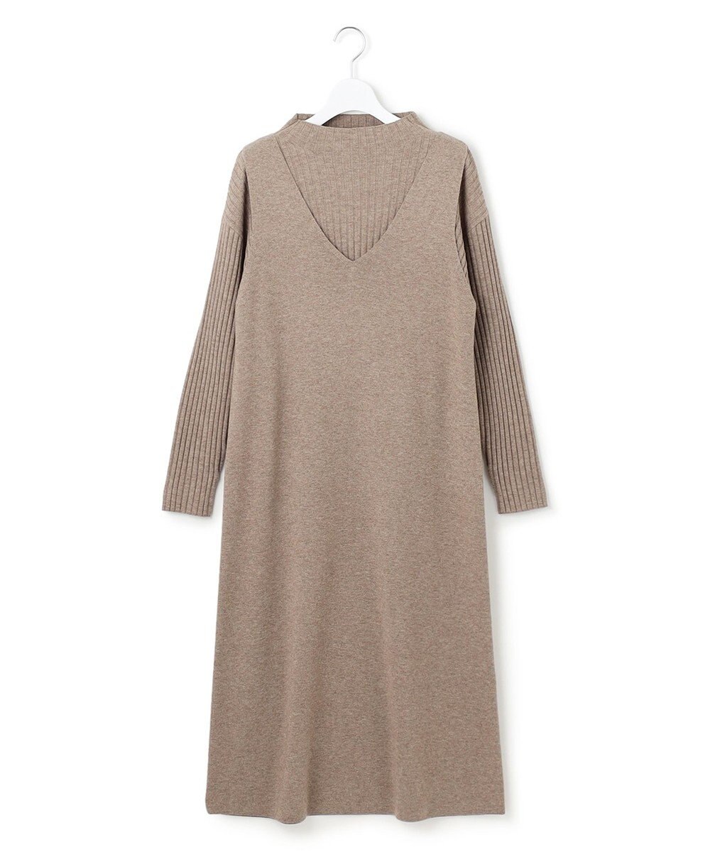 23区 L 【洗える】レイヤードニットツイン ワンピース 