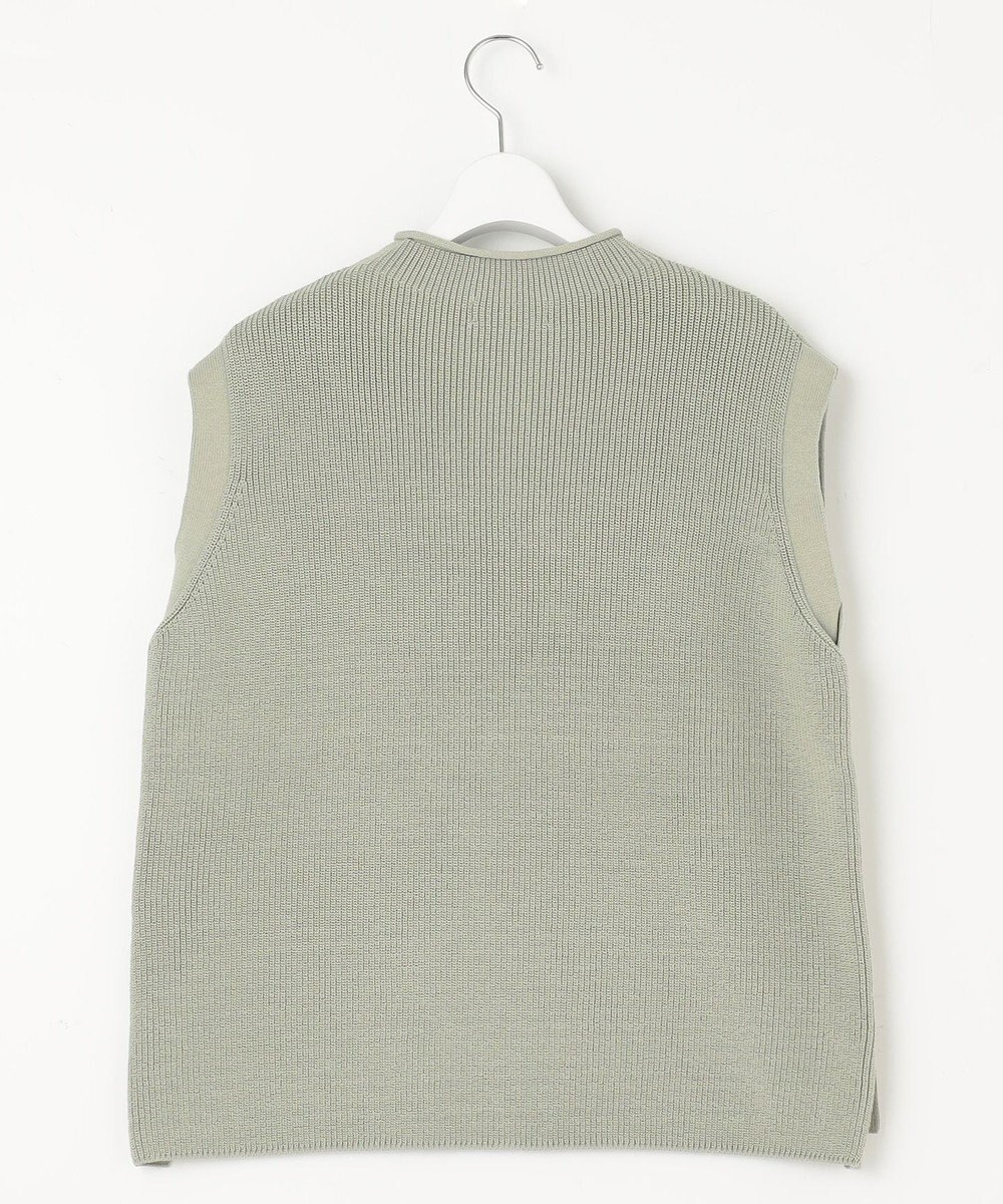 J.PRESS LADIES L 【洗える】CLEAR COTTON BLEND ニット ベスト 