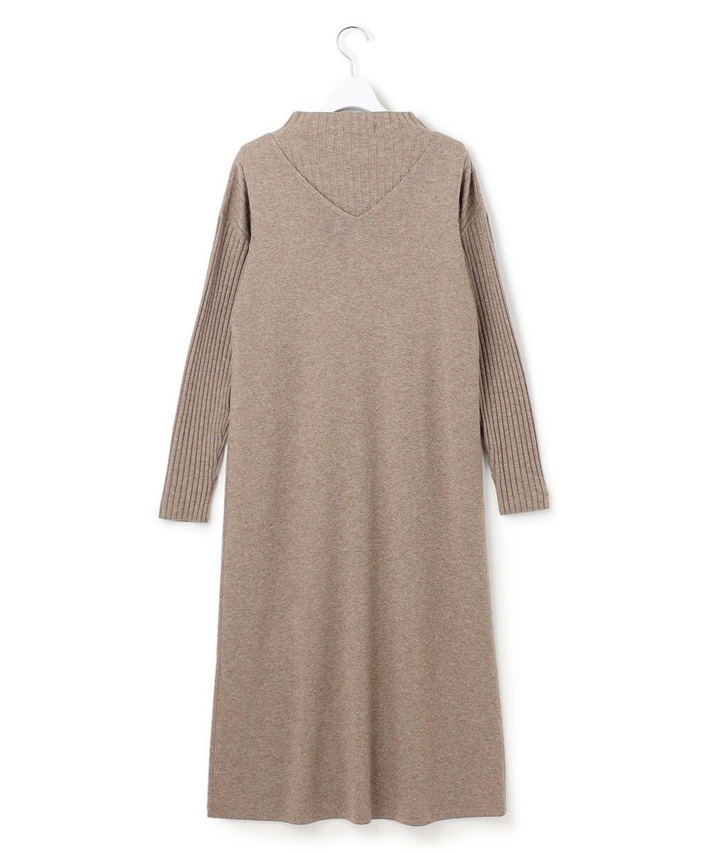 23区 L 【洗える】レイヤードニットツイン ワンピース 