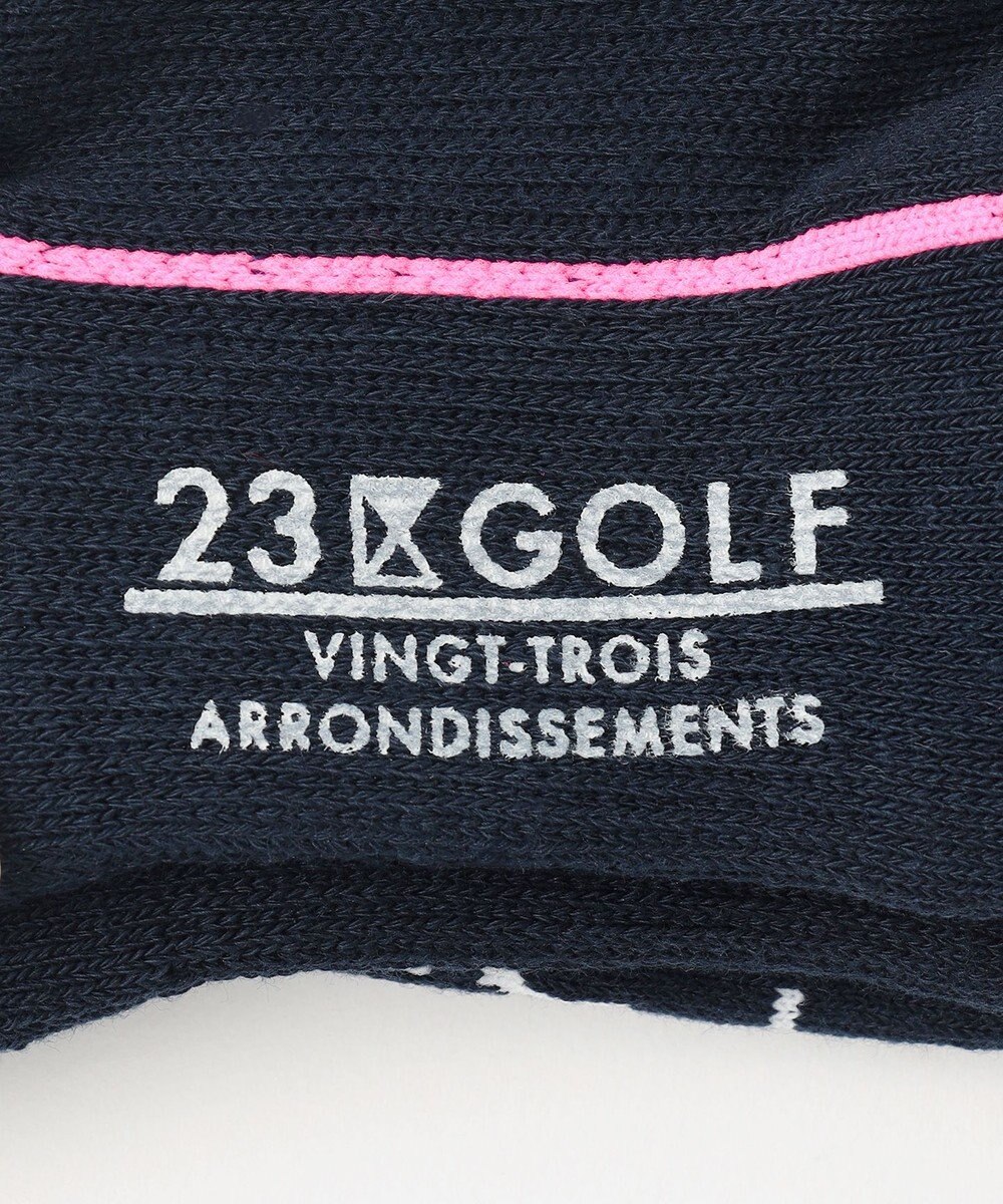 23区GOLF 【WOMEN】ネオンライン ショートソックス 