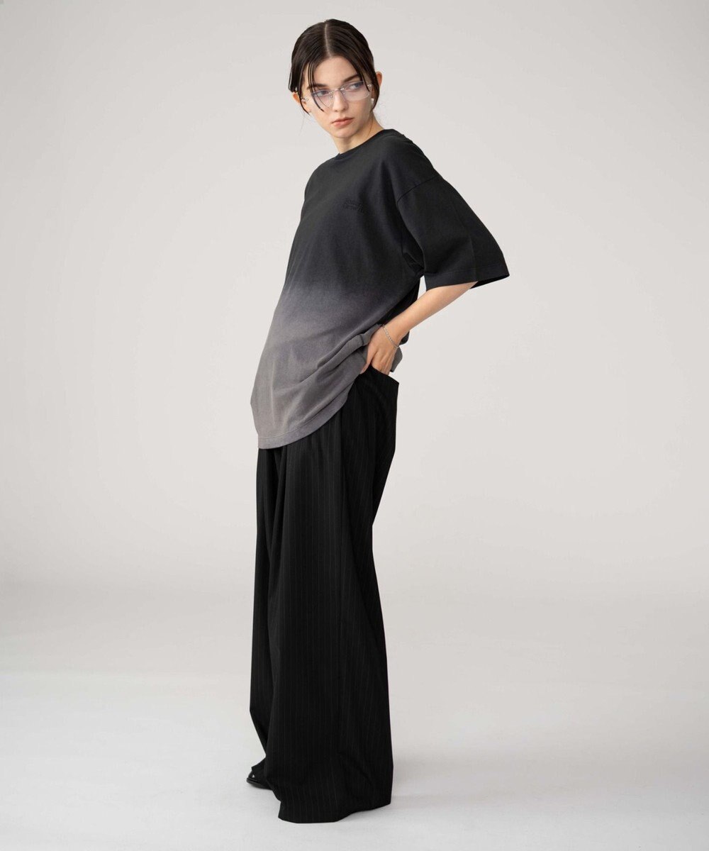 WEGO 【ユニセックス着用ITEM/MLサイズ展開】グラデーションワンポイントT（SS） 