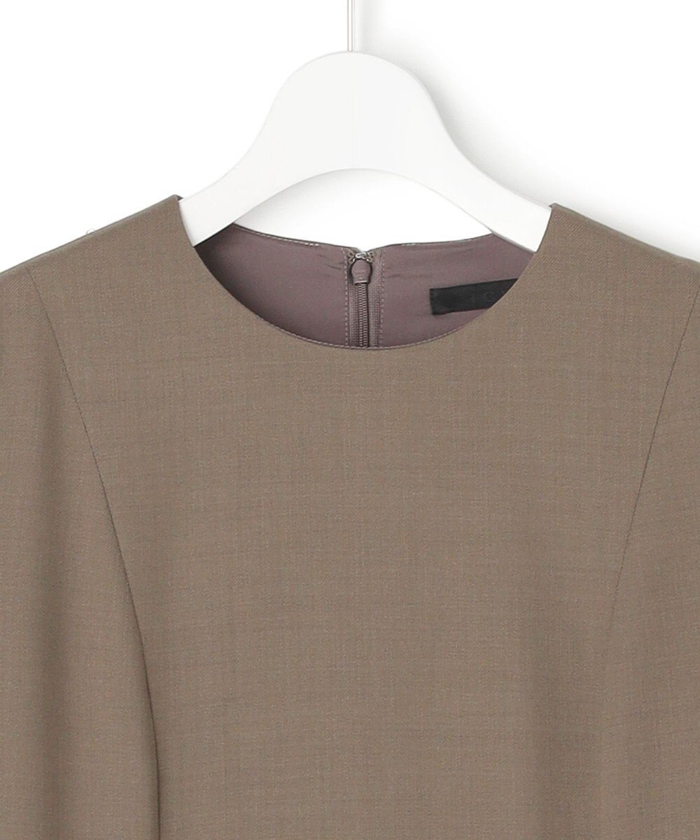 ICB 【UVカット・洗える】ウール2WAYストレッチ 長袖ワンピース 