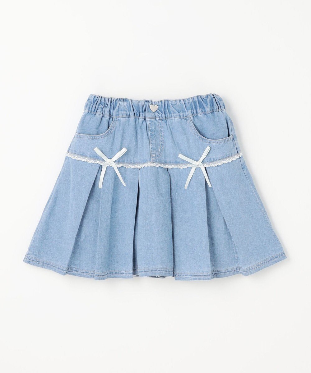 ANY KIDS 【洗濯機可能】プリーツ ミニスカパン 