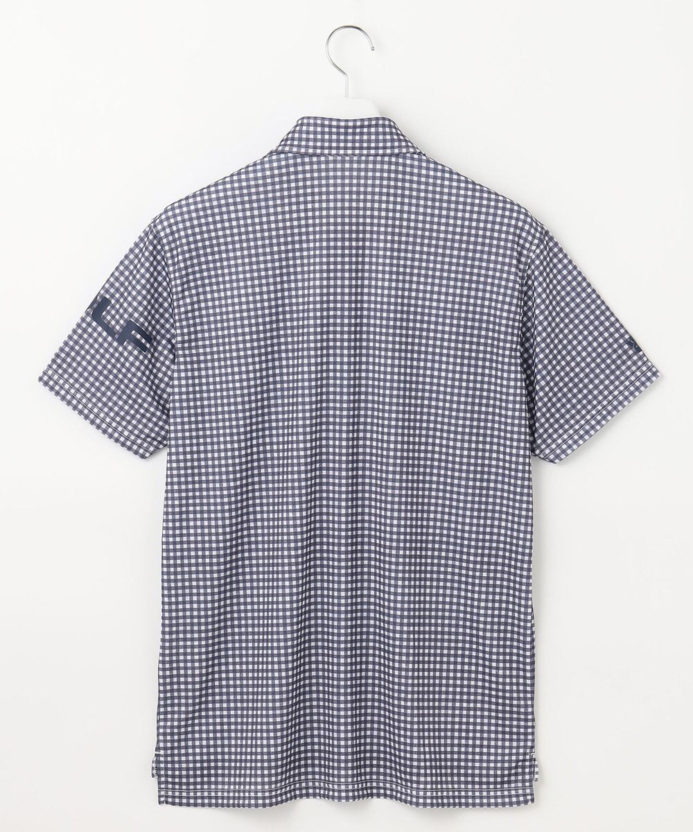 23区GOLF 【MEN】【接触冷感・UVケア・吸水速乾】ギンガムチェック柄 ポロシャツ 