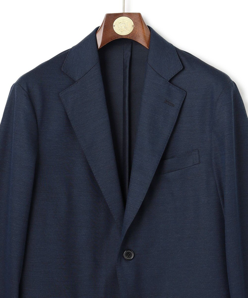 J.PRESS MEN 夏に嬉しい6つの高機能【セットアップ対応】【J.PRESS-POOL WOOL】ジャージーセットアップ ジャケット 