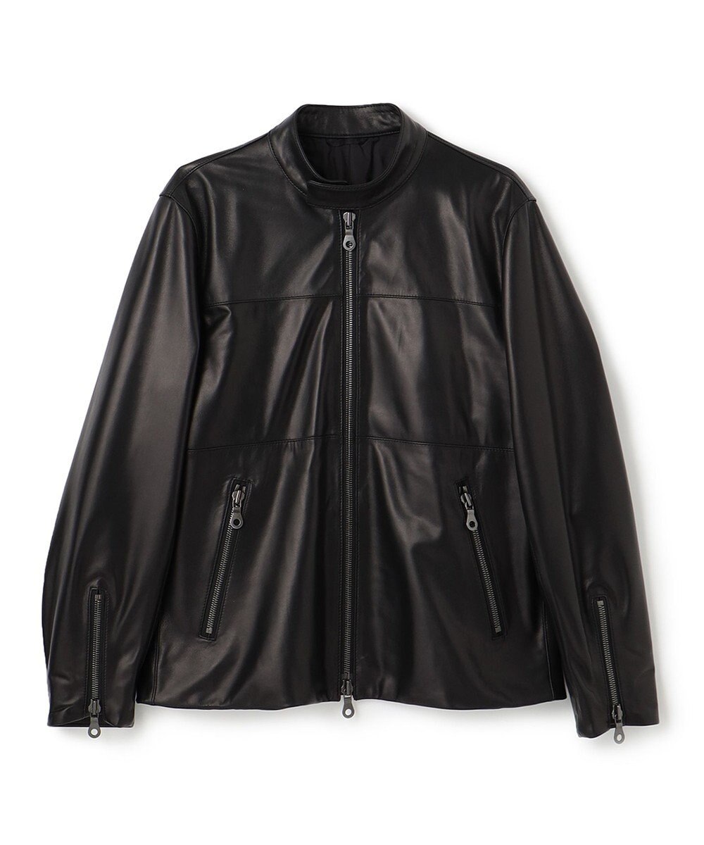 JOSEPH HOMME COLOMER LAMB NAPPA LEATHER JACKET ブラック系