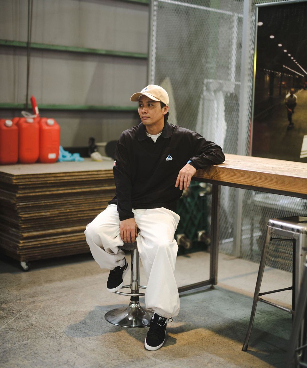 SHARE PARK MENS 【UVケア・吸水速乾・ストレッチ・軽量 】エンブレムポロTシャツ（L・XLサイズ） 