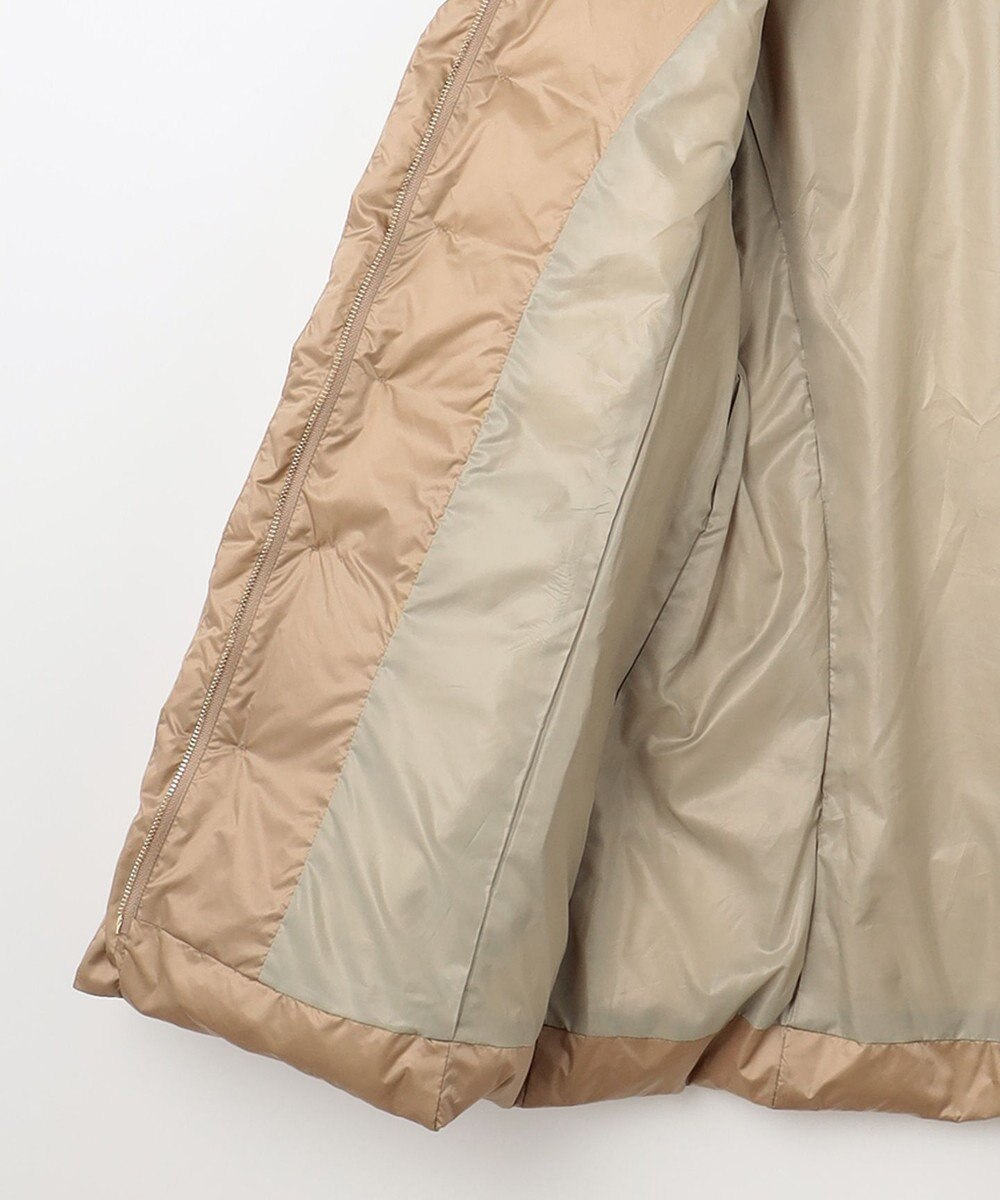 自由区 【XSサイズ～/洗える】ブライトダウン ミドル丈ダウンコート 