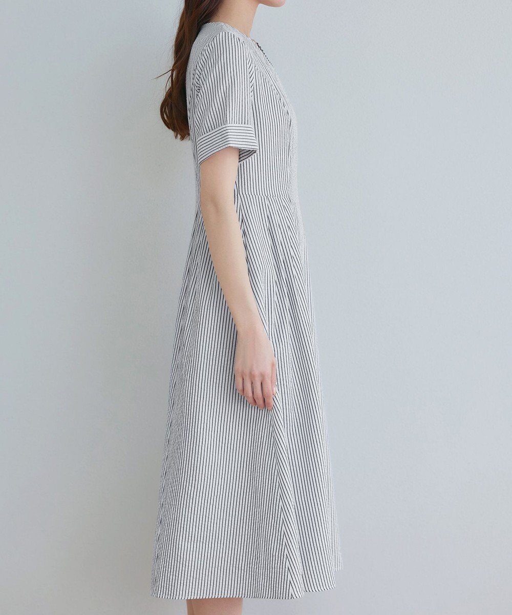 Tiaclasse 【洗える】サッカーストライプワンピース 