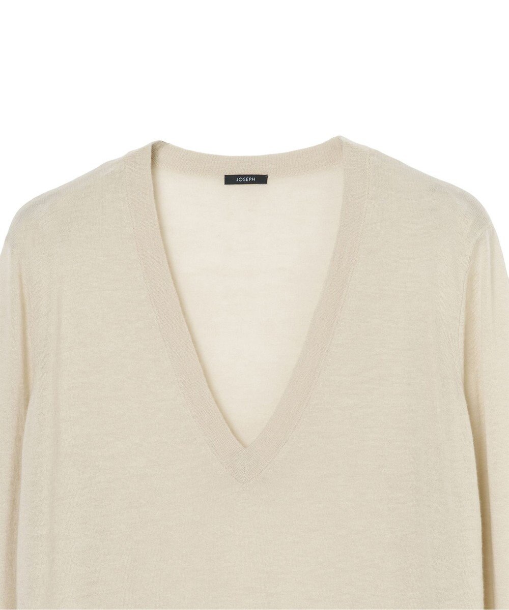 JOSEPH 【洗える】キャッシュエアー　Vネックニット 